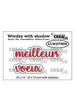 CRAFTLINES CRAFTLINES CREALIES WORDZZ MEILLEURS VOEUX SHADOW DIE