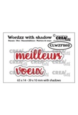 CRAFTLINES CRAFTLINES CREALIES WORDZZ MEILLEURS VOEUX SHADOW DIE
