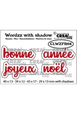 CRAFTLINES CRAFTLINES CREALIES WORDZZ JOYEUX NOÊL/BONNE ANNÉE SHADOW DIE