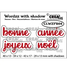 CRAFTLINES CRAFTLINES CREALIES WORDZZ JOYEUX NOÊL/BONNE ANNÉE SHADOW DIE
