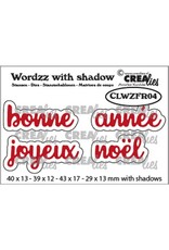 CRAFTLINES CRAFTLINES CREALIES WORDZZ JOYEUX NOÊL/BONNE ANNÉE SHADOW DIE