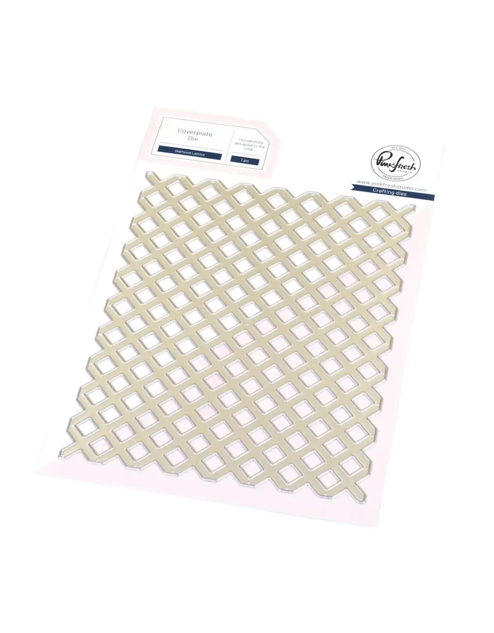 PINKFRESH PINKFRESH STUDIO DIAMOND LATTICE COVERPLATE DIE
