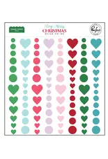 PINKFRESH PINKFRESH STUDIO VERY MERRY CHRISTMAS ENAMEL SHAPES