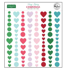 PINKFRESH PINKFRESH STUDIO VERY MERRY CHRISTMAS ENAMEL SHAPES