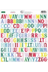 PINKFRESH PINKFRESH STUDIO VERY MERRY CHRISTMAS PUFFY ALPHABET STICKERS