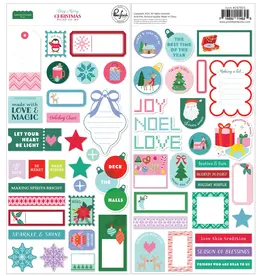 PINKFRESH PINKFRESH STUDIO VERY MERRY CHRISTMAS CARDSTOCK STICKERS