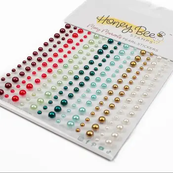 HONEY BEE STAMPS HONEY BEE STAMPS MERRY MOMENTS PEARL STICKERS