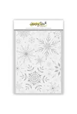 HONEY BEE HONEY BEE STAMPS SNOWFLAKES 3D EMBOSSING FOLDER