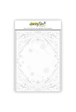 HONEY BEE HONEY BEE STAMPS FROSTED FILIGREE 3D EMBOSSING FOLDER