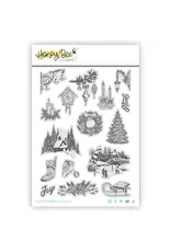 HONEY BEE HONEY BEE STAMPS GALLERY WALL: HOLIDAY CLING STAMP SET