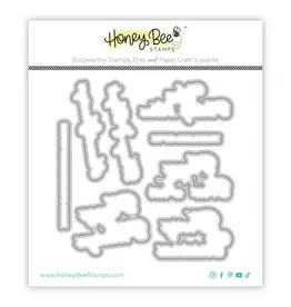 HONEY BEE HONEY BEE STAMPS WARM HOLIDAY WISHES COORDINATING DIE SET