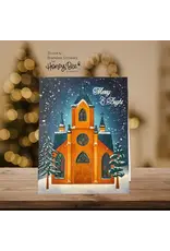 HONEY BEE HONEY BEE STAMPS WARM HOLIDAY WISHES COORDINATING DIE SET