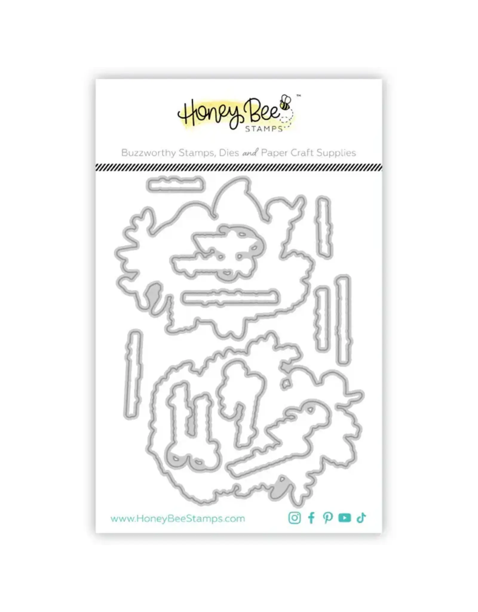 HONEY BEE HONEY BEE STAMPS WINTER SONG COORDINATING DIE SET