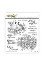 HONEY BEE HONEY BEE STAMPS WINTER SONG CLING STAMP SET
