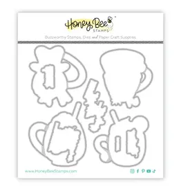 HONEY BEE HONEY BEE STAMPS SWEET SEASON MUGS COORDINATING DIE SET