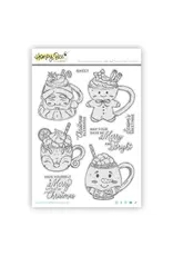 HONEY BEE HONEY BEE STAMPS SWEET SEASON MUGS CLING STAMP SET