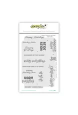 HONEY BEE HONEY BEE STAMPS SIMPLY STATED: HOLIDAY CLEAR STAMP SET