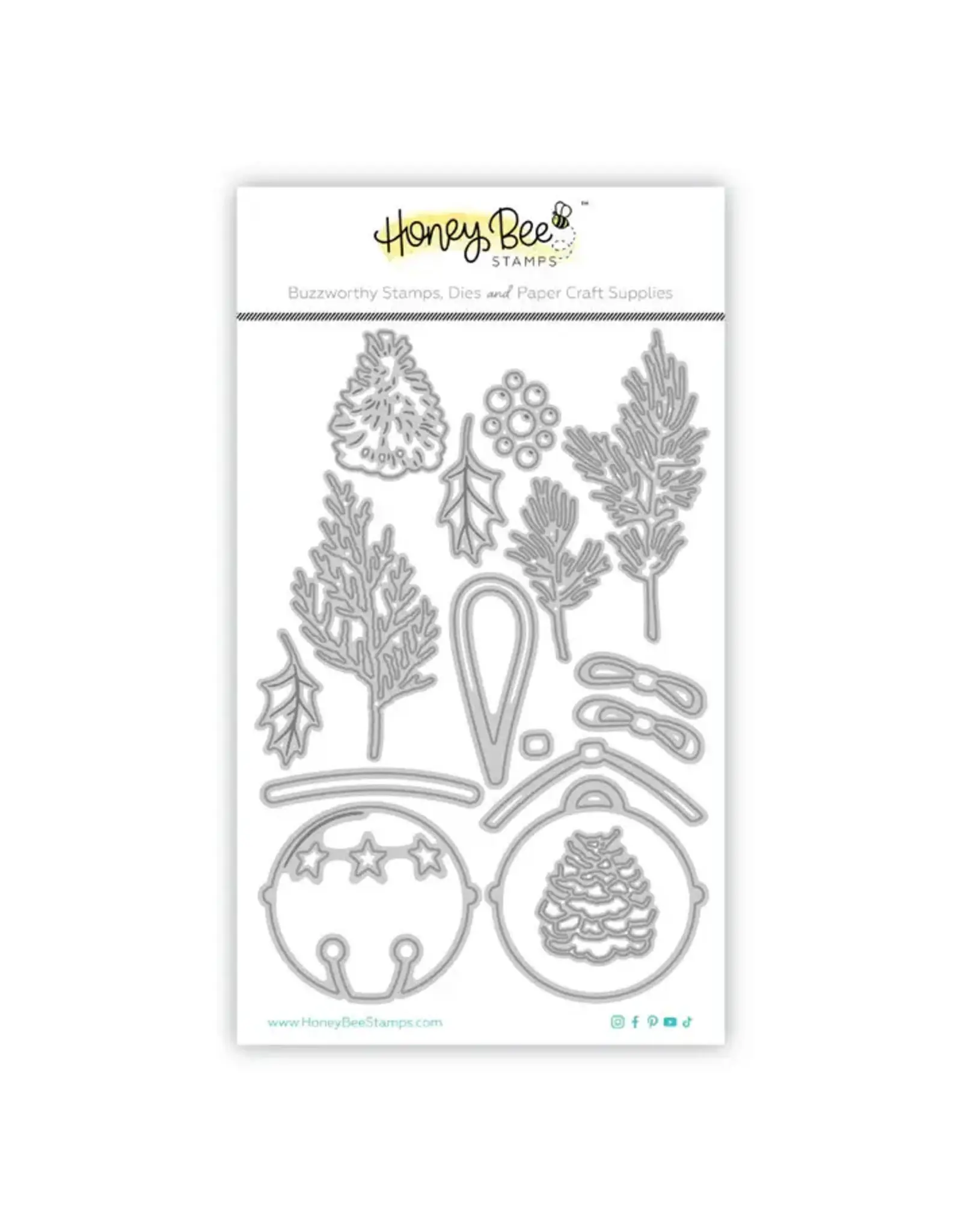 HONEY BEE HONEY BEE STAMPS LOVELY LAYERS: SLEIGH BELL DIE SET