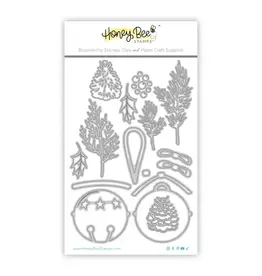 HONEY BEE HONEY BEE STAMPS LOVELY LAYERS: SLEIGH BELL DIE SET