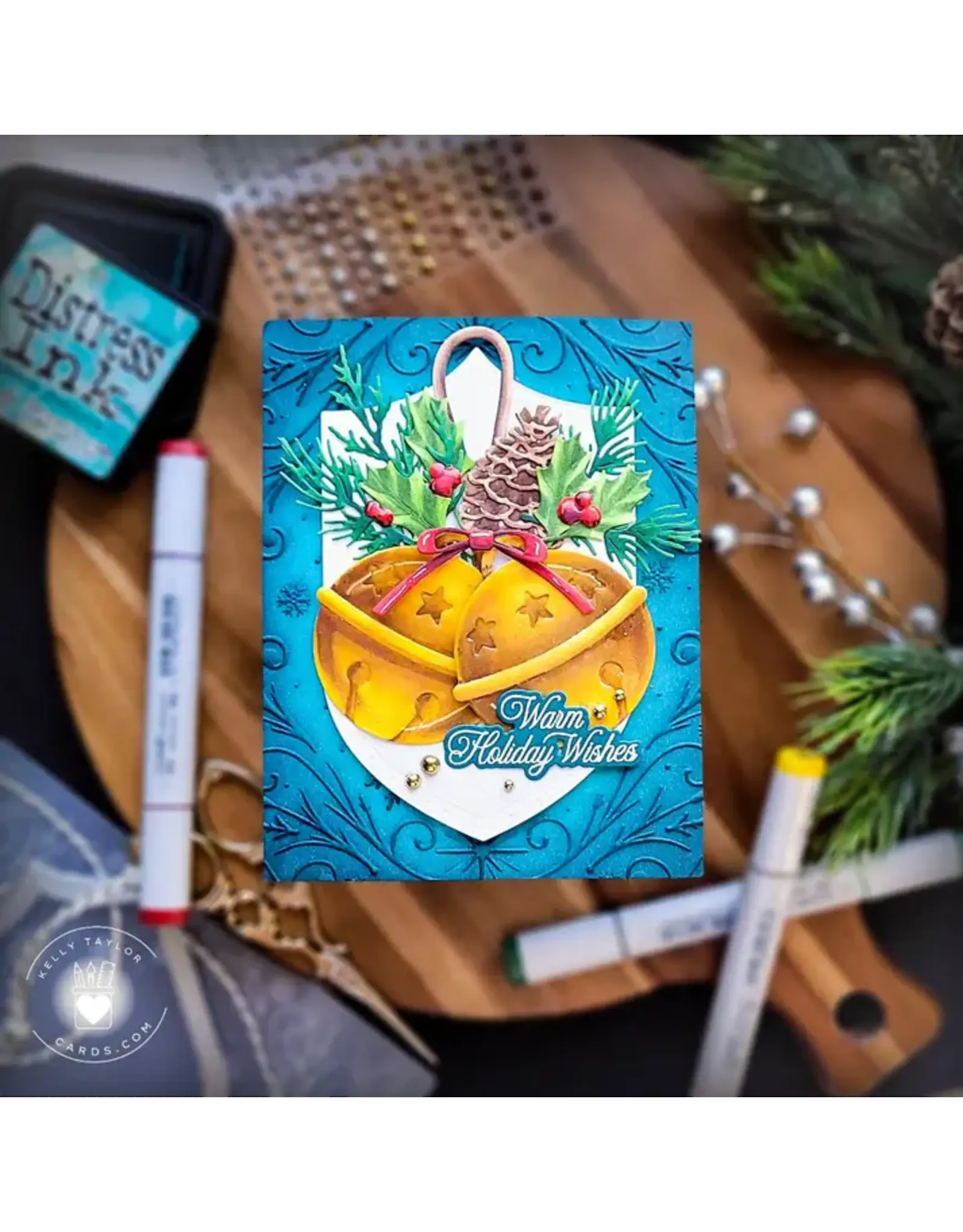 HONEY BEE HONEY BEE STAMPS LOVELY LAYERS: SLEIGH BELL DIE SET