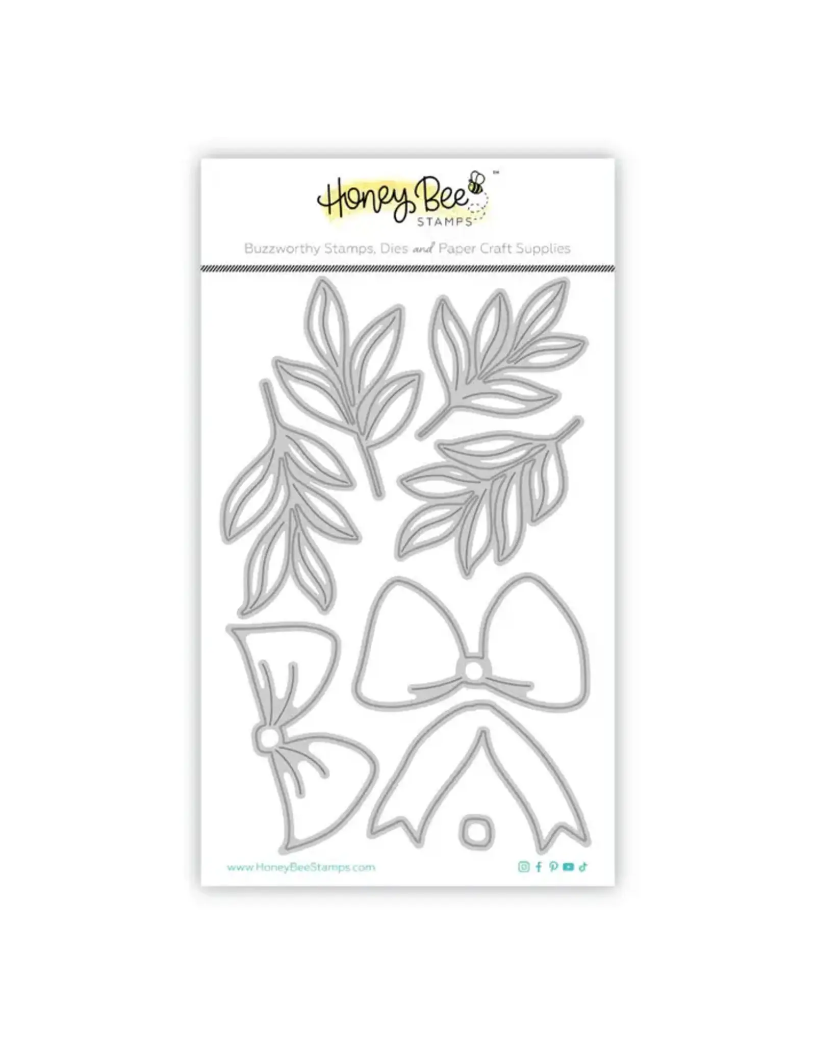 HONEY BEE HONEY BEE STAMPS LOVELY LAYERS: BOW BOUGH DIE SET