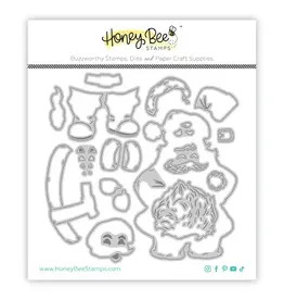 HONEY BEE HONEY BEE STAMPS LOVELY LAYERS: VINTAGE SANTA DIE SET
