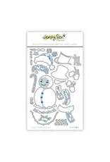 HONEY BEE HONEY BEE STAMPS LOVELY LAYERS: VINTAGE SNOWMAN DIE SET
