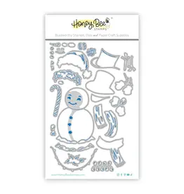 HONEY BEE HONEY BEE STAMPS LOVELY LAYERS: VINTAGE SNOWMAN DIE SET
