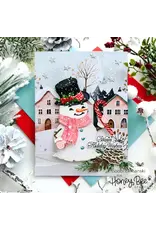 HONEY BEE HONEY BEE STAMPS LOVELY LAYERS: VINTAGE SNOWMAN DIE SET