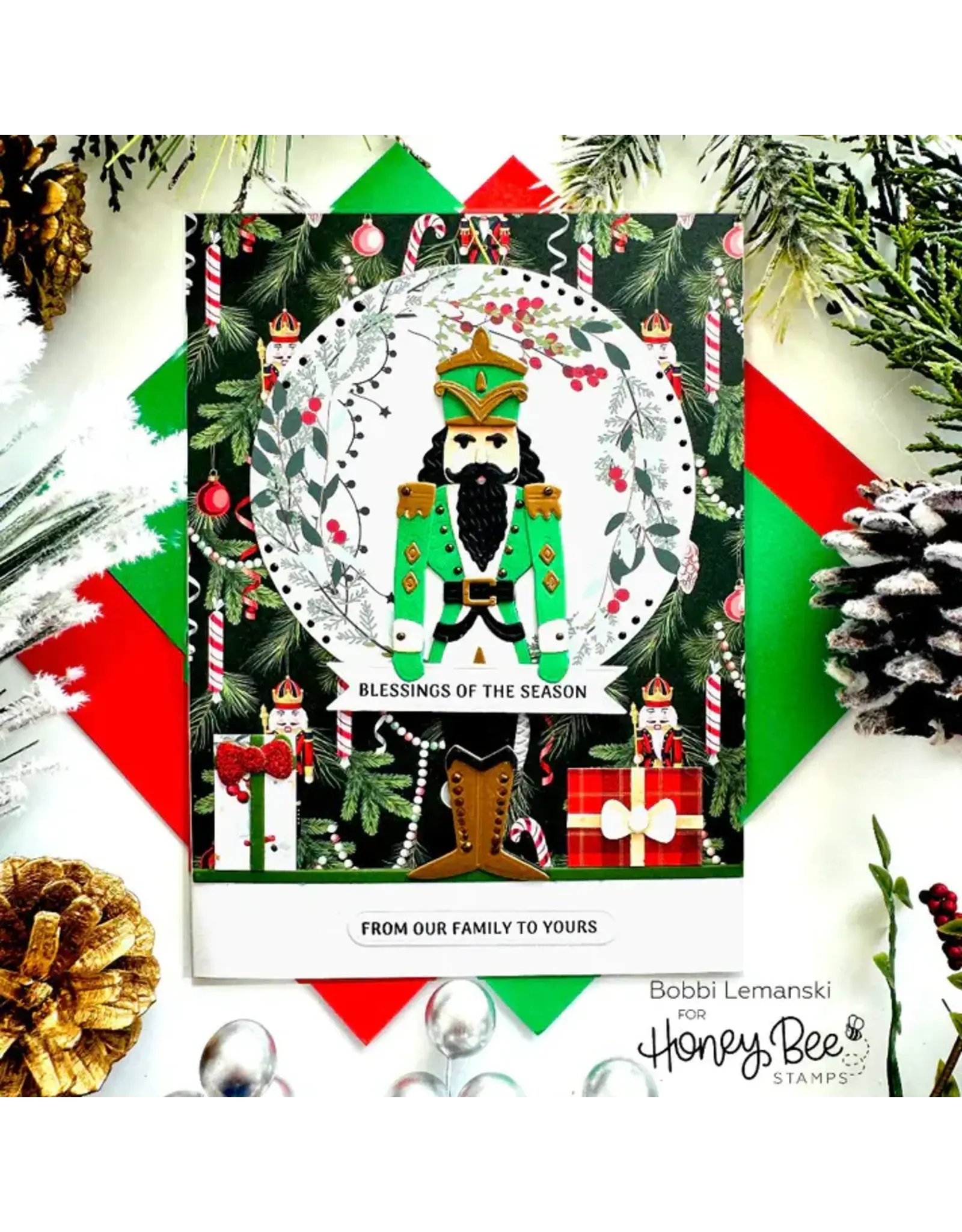 HONEY BEE HONEY BEE STAMPS LOVELY LAYERS: NUTCRACKER DIE SET