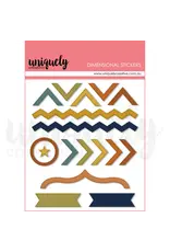 UNIQUELY CREATIVE UNIQUELY CREATIVE DIRECTIONAL DIMENSIONAL STICKERS