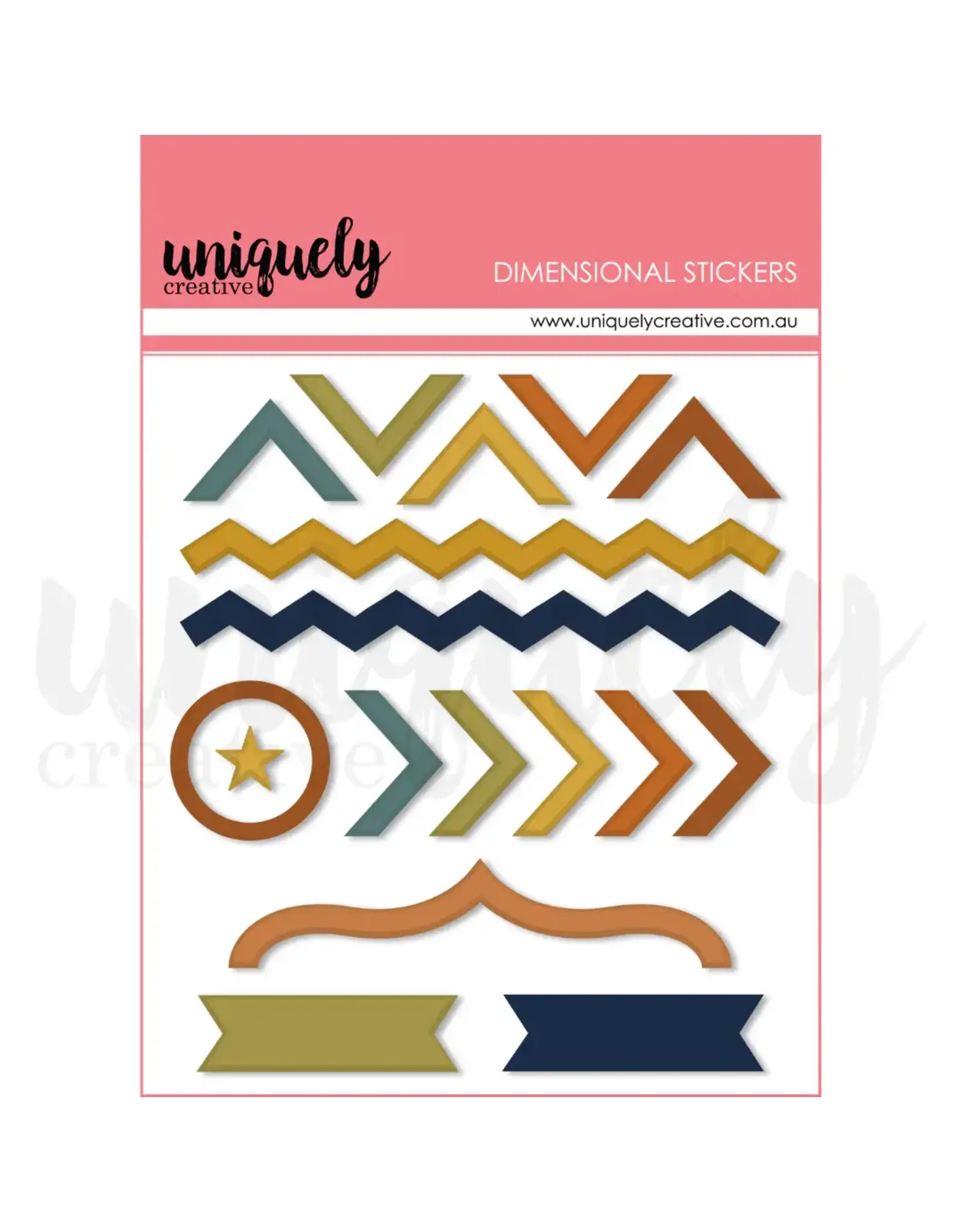 UNIQUELY CREATIVE UNIQUELY CREATIVE DIRECTIONAL DIMENSIONAL STICKERS