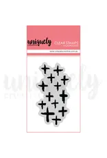 UNIQUELY CREATIVE UNIQUELY CREATIVE RANDOM CROSSES CLEAR STAMP