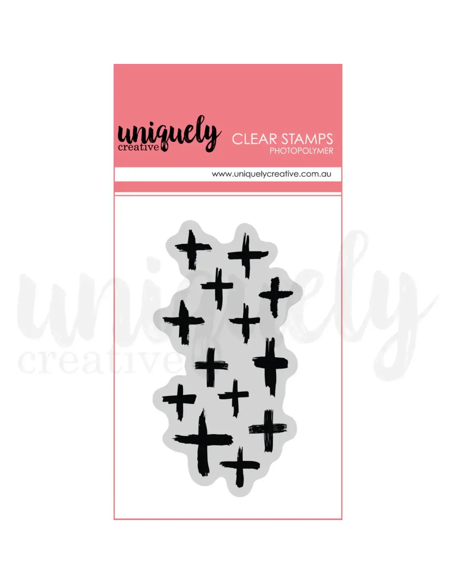 UNIQUELY CREATIVE UNIQUELY CREATIVE RANDOM CROSSES CLEAR STAMP