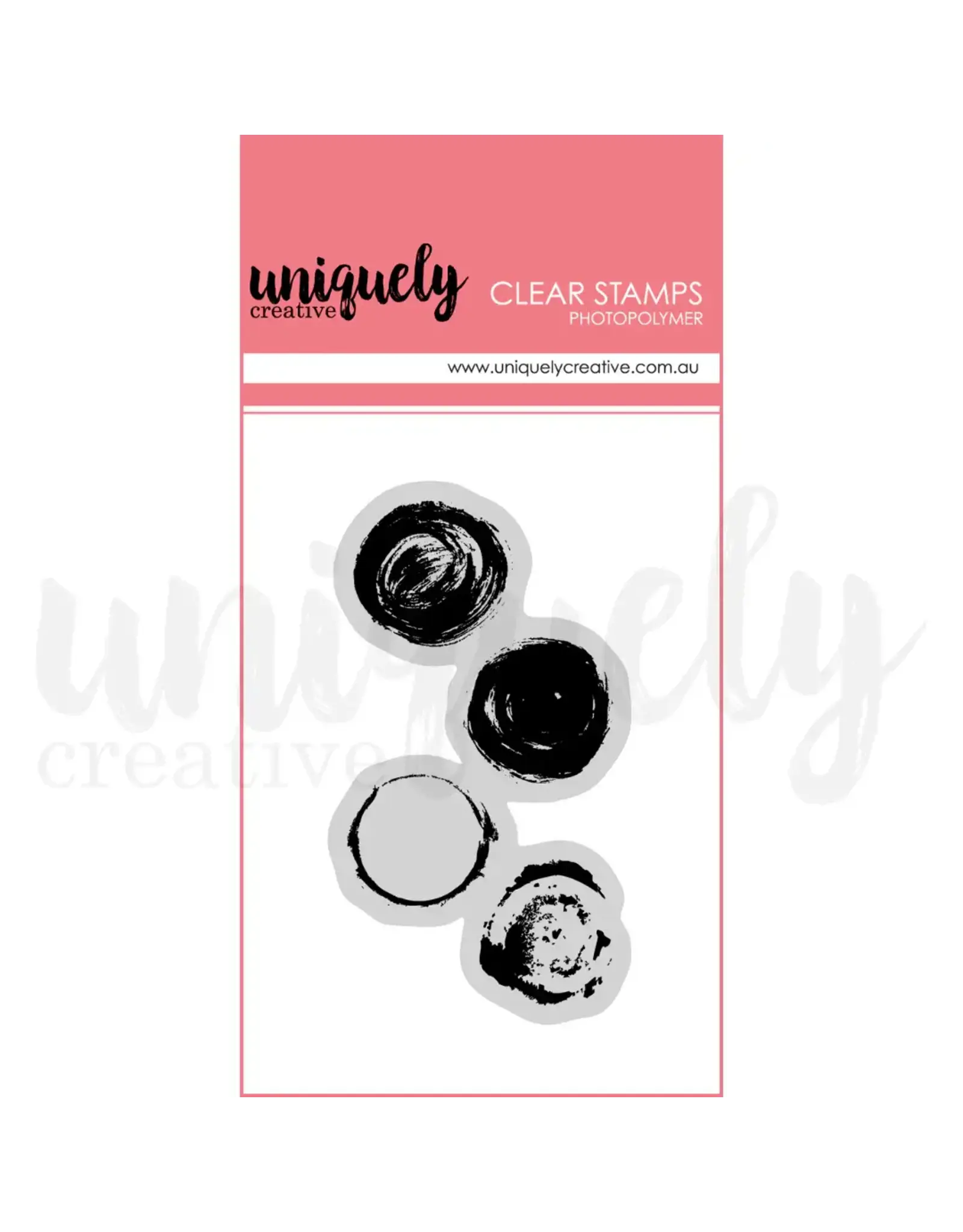 UNIQUELY CREATIVE UNIQUELY CREATIVE CIRCULAR VIBES CLEAR STAMP