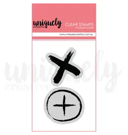UNIQUELY CREATIVE UNIQUELY CREATIVE GRUNGE MARKERS CLEAR STAMP SET