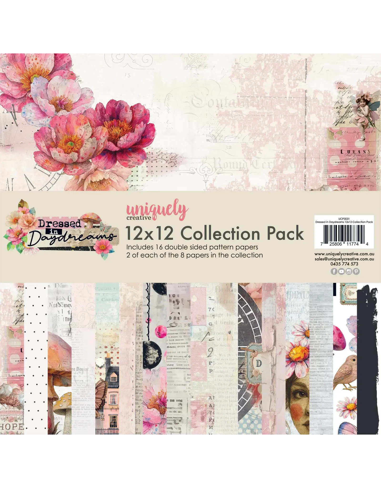 UNIQUELY CREATIVE UNIQUELY CREATIVE DRESSED IN DAYDREAMS 12x12 COLLECTION PACK