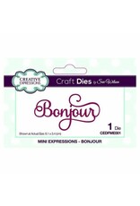 CREATIVE EXPRESSIONS CREATIVE EXPRESSIONS MINI EXPRESSIONS DIE BONJOUR