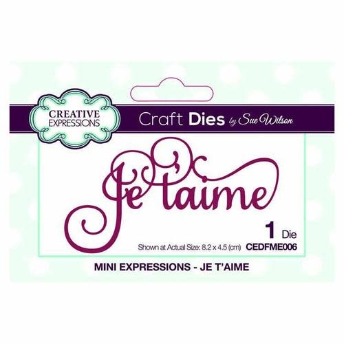 CREATIVE EXPRESSIONS CREATIVE EXPRESSIONS JE T'AIME DIE