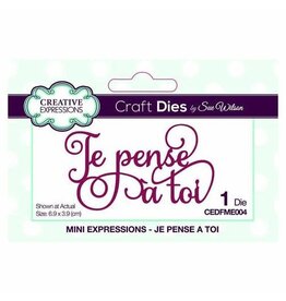 CREATIVE EXPRESSIONS CREATIVE EXPRESSIONS JE PENSE A TOI DIE