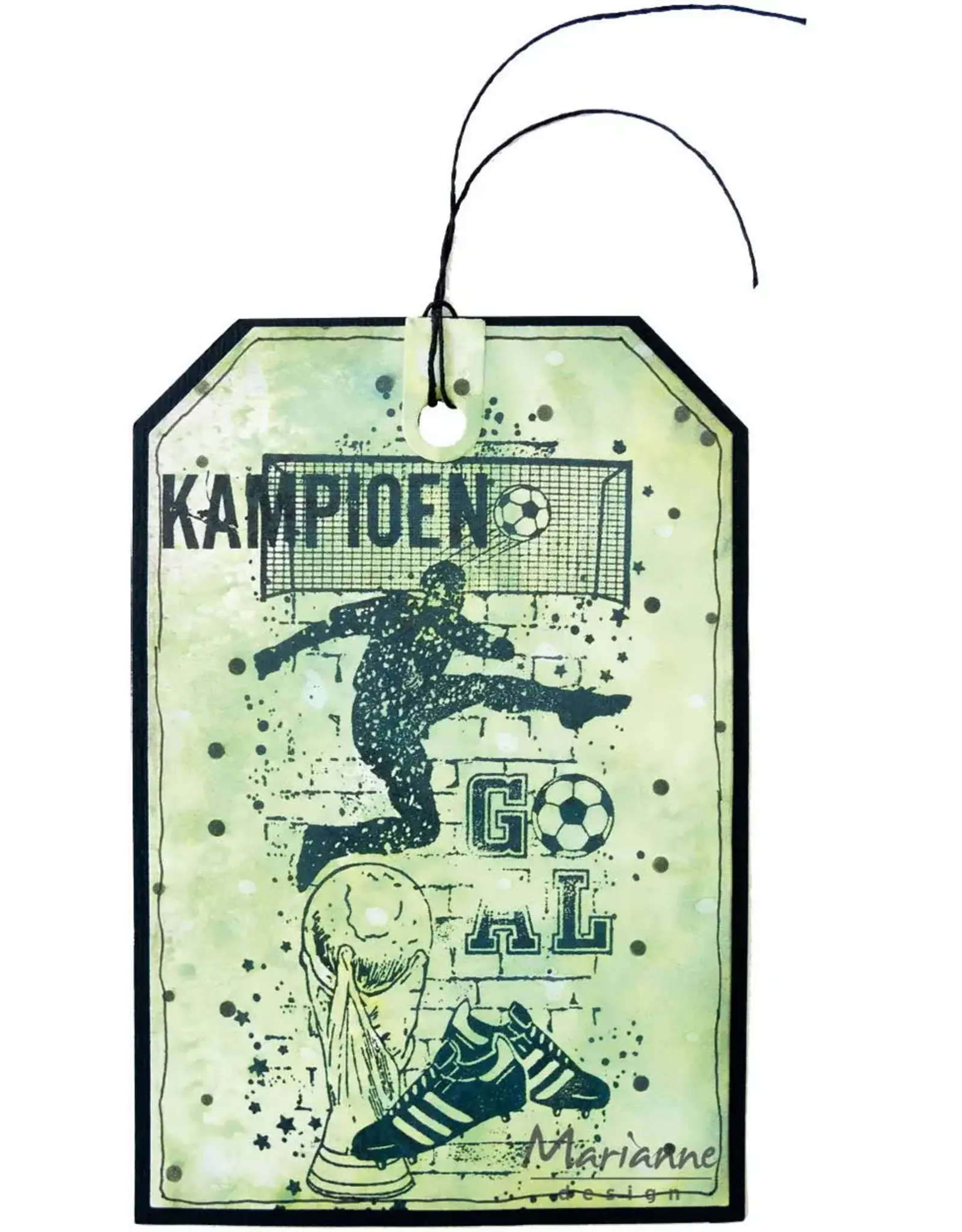 MARIANNE DESIGNS MARIANNE DESIGN SOCCER CLEAR ART STAMP