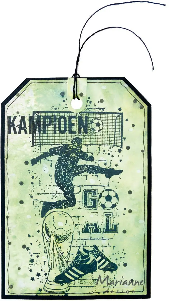 MARIANNE DESIGNS MARIANNE DESIGN SOCCER CLEAR ART STAMP