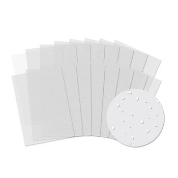 HUNKYDORY CRAFTS LTD. HUNKYDORY FESTIVE ESSENTIALS SNOWFALL ACETATE BUMPER PACK 16PK