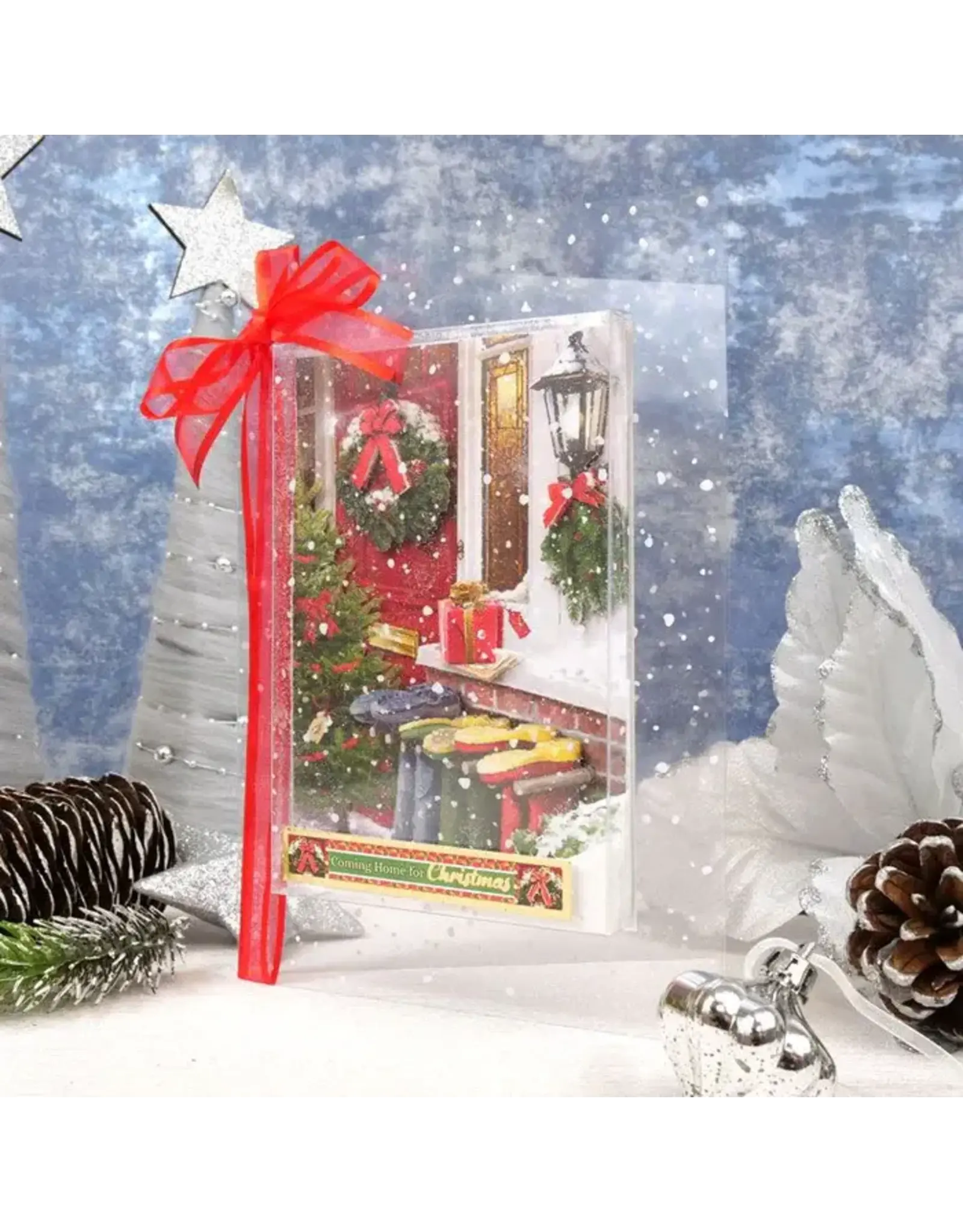 HUNKYDORY CRAFTS LTD. HUNKYDORY FESTIVE ESSENTIALS SNOWFALL ACETATE BUMPER PACK 16PK