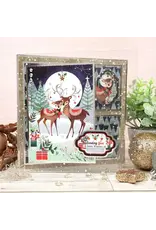 HUNKYDORY CRAFTS LTD. HUNKYDORY FESTIVE ESSENTIALS SNOWFALL ACETATE BUMPER PACK 16PK