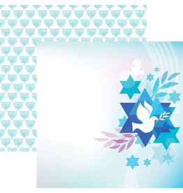 REMINISCE REMINISCE JEWISH CELEBRATIONS STAR OF DAVID 12x12 CARDSTOCK
