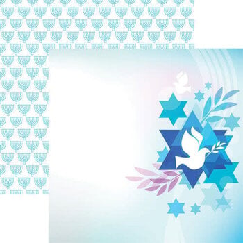 DESIGNS BY REMINISCE REMINISCE JEWISH CELEBRATIONS STAR OF DAVID 12x12 CARDSTOCK
