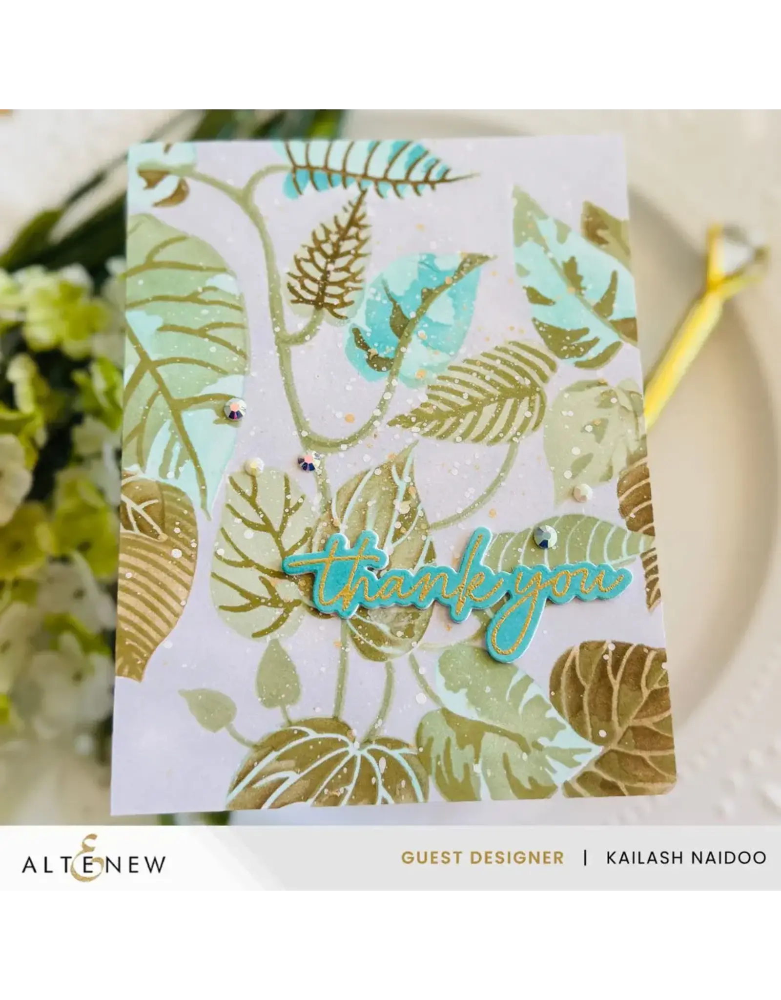 ALTENEW ALTENEW STENCIL ART: FLOURISHING VINES LAYERING STENCIL SET 6/PK