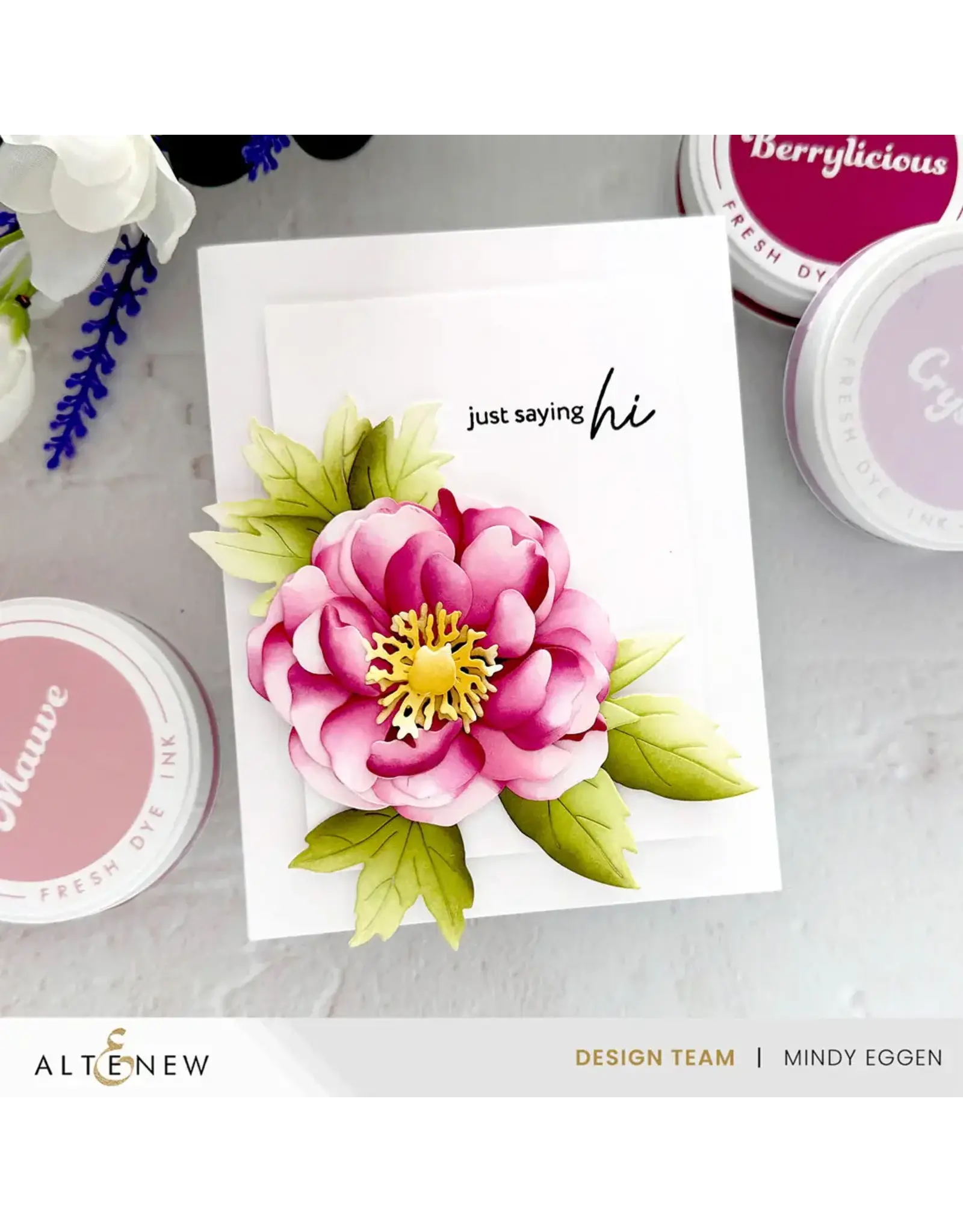 ALTENEW ALTENEW CRAFT-A-FLOWER: CORAL CHARM PEONY LAYERING DIE SET