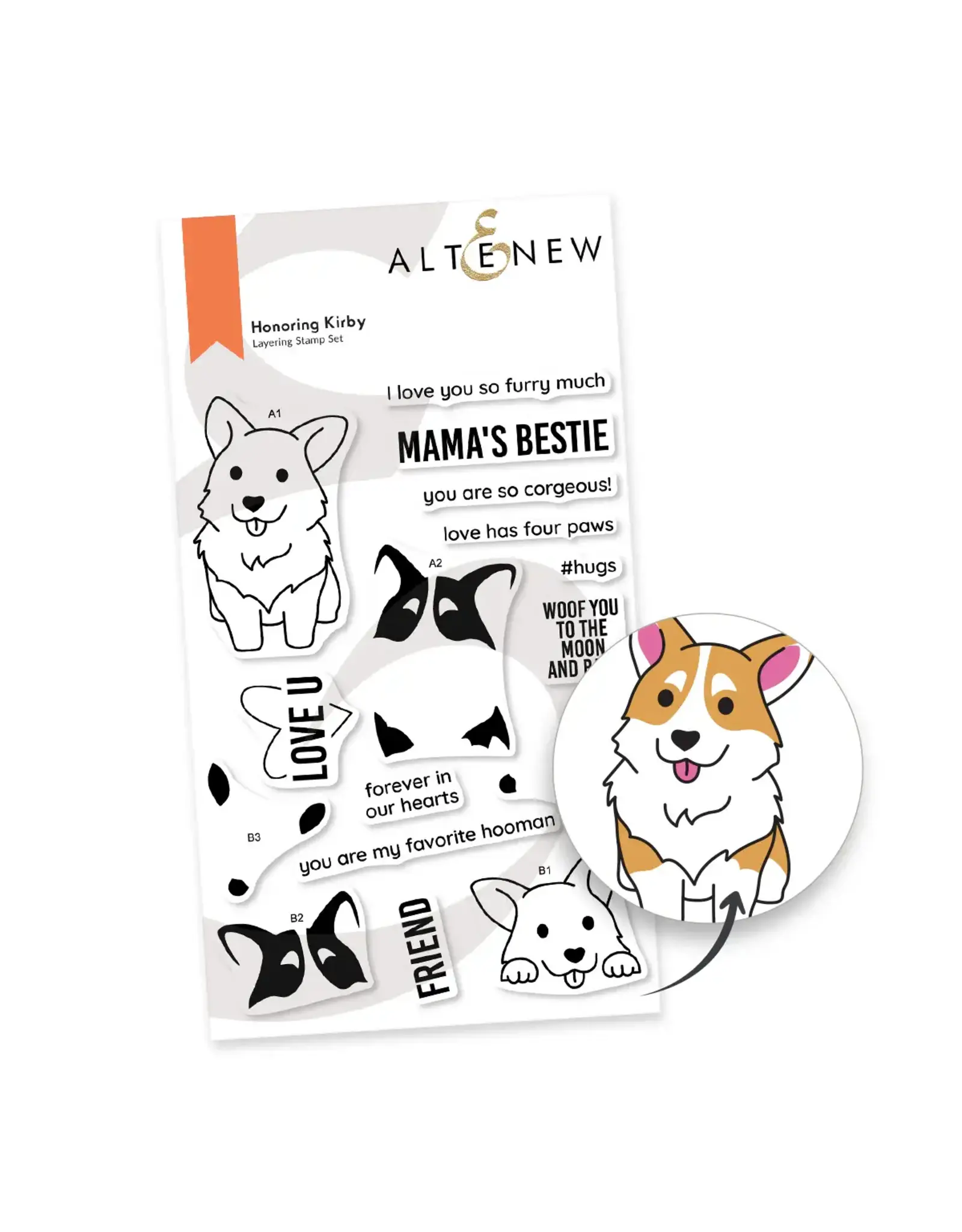 ALTENEW ALTENEW HONORING KIRBY CLEAR STAMP SET